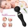 Handheld Cordless Powerful Electric Massager with 9 Vibration Modes, Full Body Massager, Waterproof Rechargeable Personal Massager, Sports Recovery and Relieve Muscle Ache