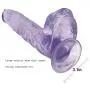 COOTX Translucent Dîldɔ Women Toys with Strong S-uctión Perfect A-dult Women Pleasure Toys Double Pleasure Toy for Women (Color : Blue)