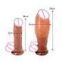 sandywident 2018 New Gay Belsiang Huge Inflatable Dildo Pump Big Butt Plug Penis Realistic Large Soft Dildo Suction Cup Sex Products(Black,One Size) Sex Toys New Arrivalfor Women Ladies