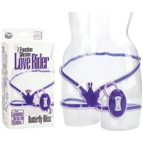 California Exotic Novelties 8 Function Silicone Love Rider Butterfly Bliss, Purple, 0.29 Pound
