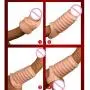 YYOJ Penis Sleeve Penis Extender Cock Ring Sex Toys Soft Silicone Reusable (3 Pieces) YYOJ Penis Sleeve Penis Extender Cock Ring Sex Toys Soft Silicone Reusable (3 Pieces)