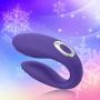 Qhufnng Wand Massager Silent Portable Cute Sucking Adult Toys Powerful Multi-Speed USB Rechargeable Blue