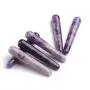 AMOYSTONE Natural Amethyst Crystal Massage Treatment Sticks Points Worry Stone Set 6pcs 4" AMOYSTONE Natural Amethyst Crystal Massage Treatment Sticks Points Worry Stone Set 6pcs 4"