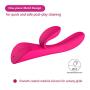 iBall G Spot Rabbit Vibrator with APP Control for Clitoris Stimulation, Powerful Wand Massager Cordless Rechargeable with 3 Motors, Thrusting Dildo 8 inch for Women Masturbation and Couple