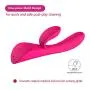iBall G Spot Rabbit Vibrator with APP Control for Clitoris Stimulation, Powerful Wand Massager Cordless Rechargeable with 3 Motors, Thrusting Dildo 8 inch for Women Masturbation and Couple