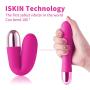 MeiYo 6 speeds Cordless Powerful Handheld Wand Mssager for Women,Waterproof & USB Rechargeable (Hot Pink)