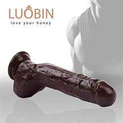 High Quality Brown Realistic Muscle Relaxing Wand for Women Soft PVC Discreet Package