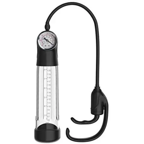 Penis Vacuum Pump for Men Erection Pumps Male Sex Toys, PALOQUETH Penis Enlargement Growth Pump with Pressure Gauge for Safe Suction Harder Erection, Soft Sleeve Quick Release Valve, 9 in Penis Vacuum Pump for Men Erection Pumps Male Sex Toys, PALOQUETH Penis Enlargement Growth Pump with Pressure Gauge for Safe Suction Harder Erection, Soft Sleeve Quick Release Valve, 9 in