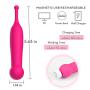 G Spot Clitoris Vibrator Vagina Stimulation for Female Masturbation, Treediride Silicone 10 High Frequencies Clitoral Nipple Pussy Massager Rechargeable and Quiet Sex Toy for Women