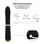 Wand Vibrator for Women, 10 Vibration Patterns G-spot Vibe, USB Rechargeable Cordless Clitoral Stimulator, Waterproof Vibrating Massager, Non-Toxic Sex Toys for Couples Wand Vibrator for Women, 10 Vibration Patterns G-spot Vibe, USB Rechargeable Cordless Clitoral Stimulator, Waterproof Vibrating Massager, Non-Toxic Sex Toys for Couples