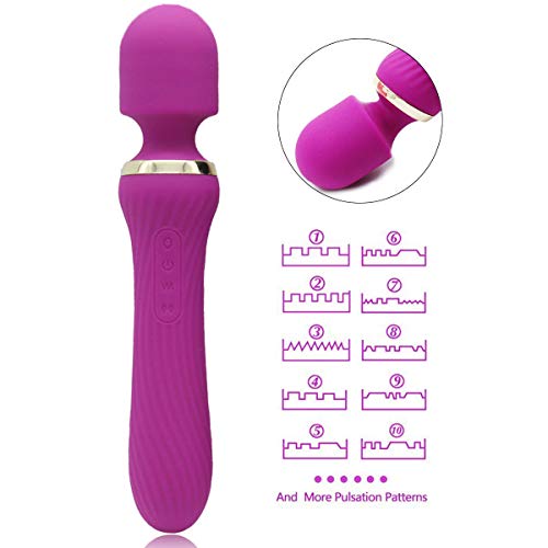 USB Magnet Charging Wireless Waterproof Massaging Vibrator with 10 Kinds of Silent Vibrations Mode