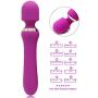 USB Magnet Charging Wireless Waterproof Massaging Vibrator with 10 Kinds of Silent Vibrations Mode