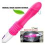 45 Mm Telescopic Distance Rechargeable Automatic Retractable Multispeed Body Vibrating Massager Machine with Suction Cup for Adult Toys