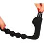 Vibrating Anal Beads - High Quality Hygienic and Hypoallergenic Silicone - 10 Functions of Vibration - Anal Sex Toy
