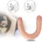 Vibrant Double-Headed Wand Skin Touch Real Experience Interactive Relaxation Massager Waterproof Easy to Clean Scene Props Vibrant Double-Headed Wand Skin Touch Real Experience Interactive Relaxation Massager Waterproof Easy to Clean Scene Props