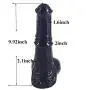 Big Animal Horse Dildo G Spot Stimuating Solid Ribbed Big Cock Size Female Masturbate Sex Toys Fetish Product Couple Flirting (Black) Big Animal Horse Dildo G Spot Stimuating Solid Ribbed Big Cock Size Female Masturbate Sex Toys Fetish Product Couple Flirting (Black)