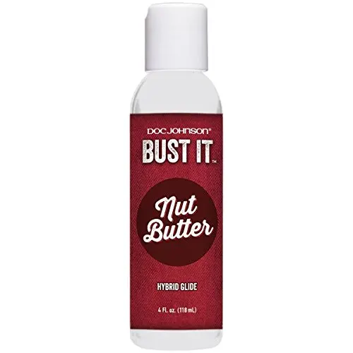 Doc Johnson Bust It - Nut Butter - Water-Based & Silicone Hybrid Glide - Looks and Feels like Semen - 4 Fl.oz (118ml) Doc Johnson Bust It - Nut Butter - Water-Based & Silicone Hybrid Glide - Looks and Feels like Semen - 4 Fl.oz (118ml)