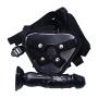 Flexiable Life-Like Beginner Strápôn Soft Wand for Women Training 8in (Black)