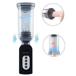 ZHLZZ 5 Frequency Electric Penis Pump Cool Adult Toys Penis Enlargement Pump Sextoy for Men Male Masturbator Penis Pump with Suction