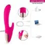 100% Waterproof Wand Massager - 30 Speeds Mode by Dual Powerful Motors - Medical Grade Silicone - USB Charging, Silent -Used to Relieve Muscle Pain After Exercise, Relax The Pressure (Pink)
