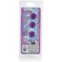 CalExotics First Time Triple Lover Balls - Duotone Ben Wa Kegel Weights - Pelvic Floor Exercise - Adult Sex Toys - Purple