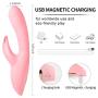 Lfcmf Powerful Waterproof Handheld Wand Massager - 16 Speeds Massager Mode by Dual Motors - high Quality Silicone - USB Rechargeable - Help You Soothe All The Fatigue of The Day Lfcmf