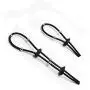 E Stim Electro Accessories Products for TENS Unit Conductive Silicone Rubber Tube Loops Ring with Beads