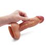 JSCRlove 7.67 in Realistic Soft-Ďîldɔ Women Massager Relaxing Toy,Beginners Lifelike Suction Cup Fun-ny Tools Women T-Shirt