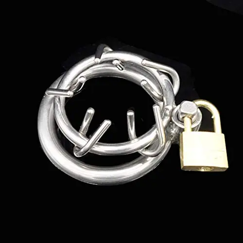 GKWJD-Chástí-ty Belt Cock Lock Wearable Removable Male Device Chasteness Stainless Steel Metal Protector Panties for Men Beginners D238 (Size : 40mm) GKWJD-Chástí-ty Belt Cock Lock Wearable Removable Male Device Chasteness Stainless Steel Metal Protector Panties for Men Beginners D238 (Size : 40mm)