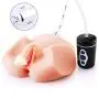 SINLOLI Realistic Pussy Anal Ass Male Masturbator with Sucking and Vibrating Device for Intense Stimulation,Life Size Sex Toy with Two Holes for Male Masturbation SINLOLI Realistic Pussy Anal Ass Male Masturbator with Sucking and Vibrating Device for Intense Stimulation,Life Size Sex Toy with Two Holes for Male Masturbation