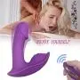 Labibing Wearable C-lǐtorǐs Mássager Toy Remote Vibradores Small for Women G Spotter Vǐbrant Toy Powerful with 9 Frequency Speeds Labibing (Color : Purple)