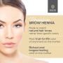 Parallel Products Eyebrow Henna Kit - 100% Organic Henna For Brow Coloring (Dark Brown)