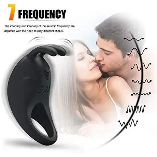 Superior Quality Silicone Lock Vibration Ring 7 Frequency Waterproof and Durable Condom Ring for Male Products Superior Quality Silicone Lock Vibration Ring 7 Frequency Waterproof and Durable Condom Ring for Male Products