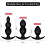 Butt Plug Anal Plug Set for Anal Sex, PALOQUETH Silicone Anal Plug Toy Kit Anal Beads for Comfortable Long-Term Wear 3 Small Butt Plugs