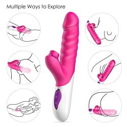 Wytinug 10 Frequency Vibr 3 Speed Thrust-ing Suc-king Rabbit GSportt Vibrantor Messager Toy for Women Couples