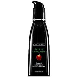 Wicked Sensual Care Wicked Aqua Candy Apple Water Based Lubricant 4 Oz