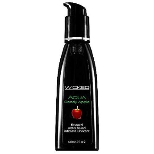 Wicked Sensual Care Wicked Aqua Candy Apple Water Based Lubricant 4 Oz