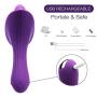 The Item is Belong of Mens,Tongue Jump Oral Intimacy Knead 10 Mode rivacy Stimulator Female Manual Funny Toys for Women,Purple T-Shirt