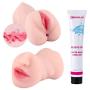 ZEMALIA Male Masturbators Sex Toys for Man Masturbation, 3 in 1 Realistic Textured Pocket Pussy with Lifelike Teeth and Tongue for Oral Sex, Vagina Sex and Anal Sex with Water Based Personal Lubricant ZEMALIA Male Masturbators Sex Toys for Man Masturbation, 3 in 1 Realistic Textured Pocket Pussy with Lifelike Teeth and Tongue for Oral Sex, Vagina Sex and Anal Sex with Water Based Personal Lubricant