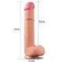 12 Inch Dual Density Silicone Anal Dildo Realistic Huge Suction Cup Dildo Big Horse Dildo Giant Anal Toy Anal Plugs Large Strap On Dragon Thick Dildo Sex Toys for Her (Huge Dildo.)