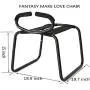 X-R Multifunction Chair Furniture for Adult Toys Black Chair Hold Up to 300lbs-Black Easy to Clean X-R Multifunction Chair Furniture for Adult Toys Black Chair Hold Up to 300lbs-Black Easy to Clean