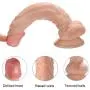 Realistic Dildo for Women with Flared Suction Cup Base Flexible Cock with Curved Shaft and Balls for Vaginal G-spot and Anal Play 10 Inch (Beige) Realistic Dildo for Women with Flared Suction Cup Base Flexible Cock with Curved Shaft and Balls for Vaginal G-spot and Anal Play 10 Inch (Beige)