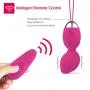 YETRUN USB Rechargeable Wireless Remote Control Vibrating Silicone Bullet Egg LED Light 10-Frequency Exercise the vagina muscles Mini Vibrator Adult Sex toy for Women
