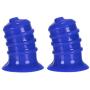 Hunkyjunk Elong Wide Base Nipsuckers - Cobalt Blue
