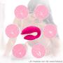 XSEXO Wireless Remote Control Rechargeable Mini Finger Massager with Strong Patterns Handsfree USB Waterproof Massager Wand (U Shape)