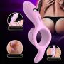 TPTPMAY Mini USB Vibranting Pennis Ring Delay Ejeculation Hard Male Massage Six Toy Couples
