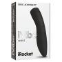 Doc Johnson iVibe Select - iRocket - Silicone 7 function Clitoral Vibrator - Powerful Modern Pocket Rocket - For External Stimulation - Black