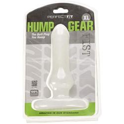 Perfect Fit Hump Gear Butt Plug, Clear, X-Large