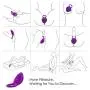 Relax Massage Wireless Quiet Còckring Relax Toy Powerful Strong Vibration Delay Ring Silicone Massage Ring USB Charging Relax Toys