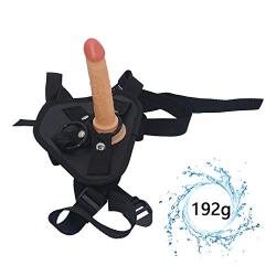 Wearable Strap On with Suction Cup Mini Adjustable Belt for Woman Couples